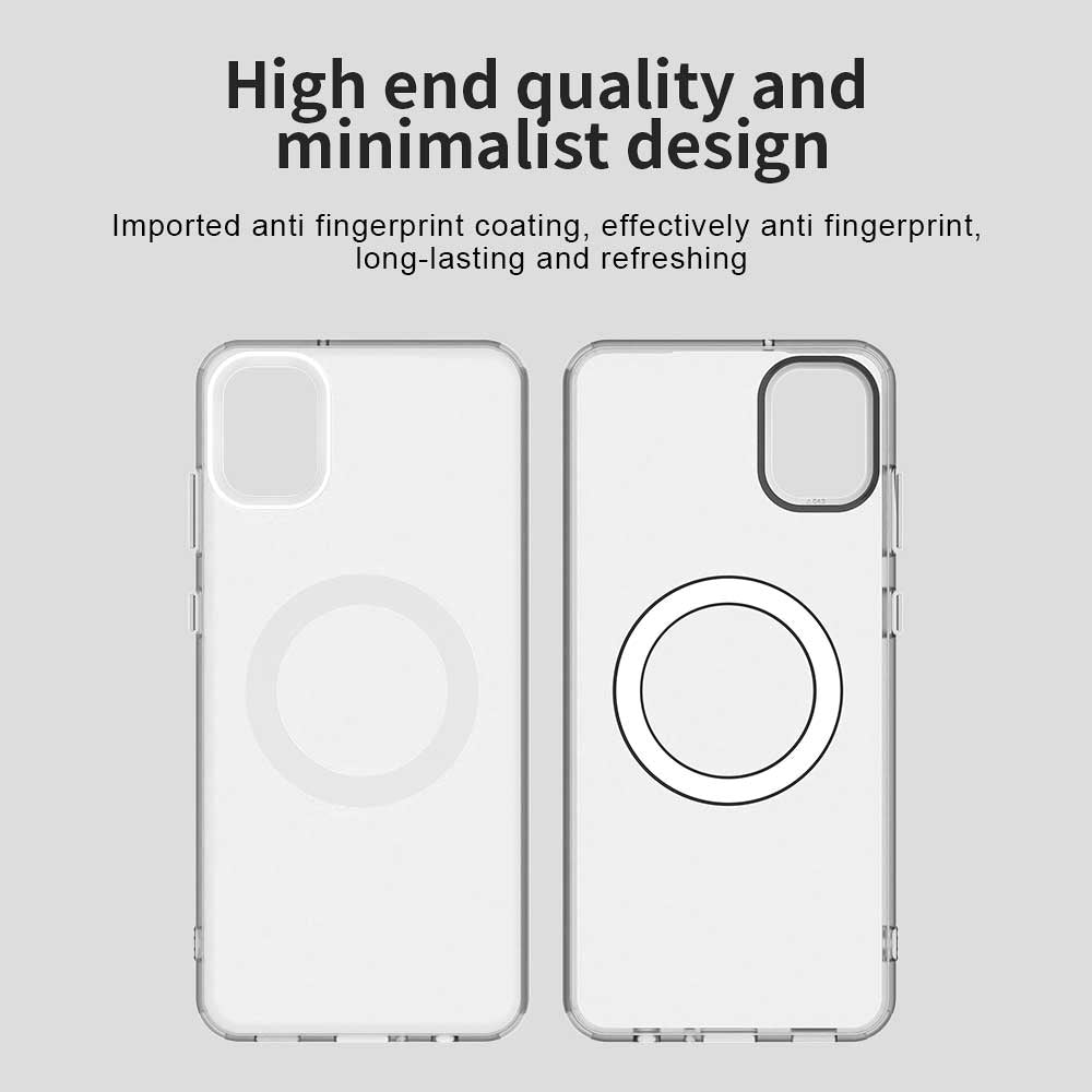 Husa MagSafe pentru Samsung Galaxy A05 A055, Techsuit, CandyCase, Alba