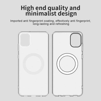 Husa MagSafe pentru Samsung Galaxy A05 A055, Techsuit, CandyCase, Alba