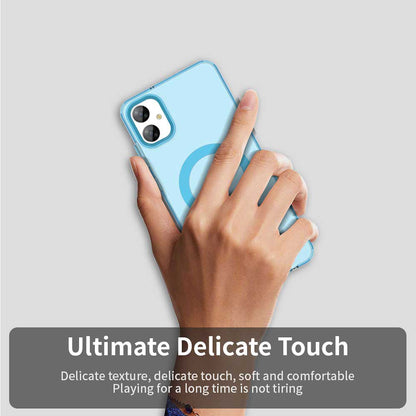 Husa MagSafe pentru Samsung Galaxy A05 A055, Techsuit, CandyCase, Albastra