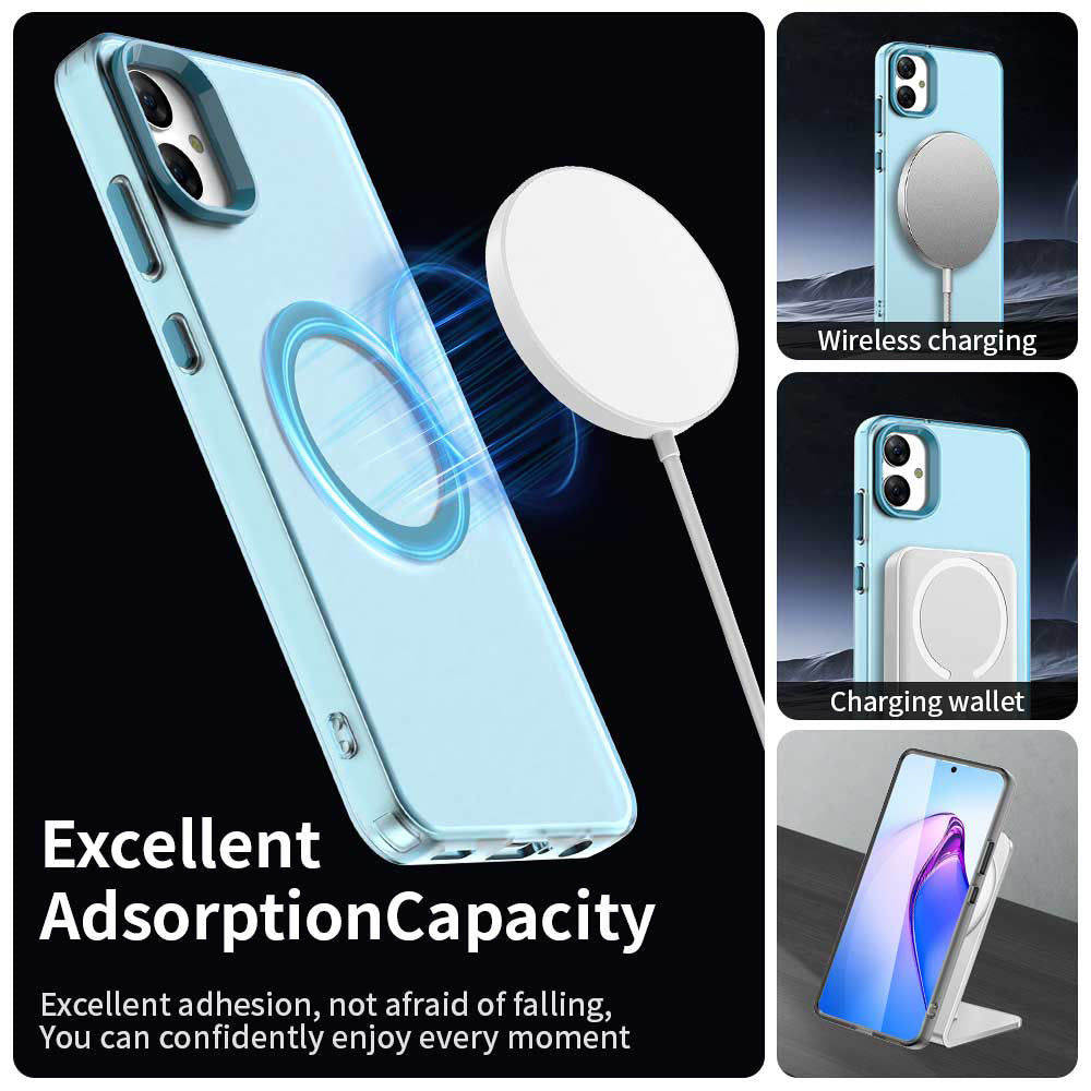 Husa MagSafe pentru Samsung Galaxy A05 A055, Techsuit, CandyCase, Albastra