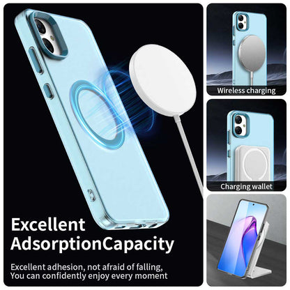 Husa MagSafe pentru Samsung Galaxy A05 A055, Techsuit, CandyCase, Albastra