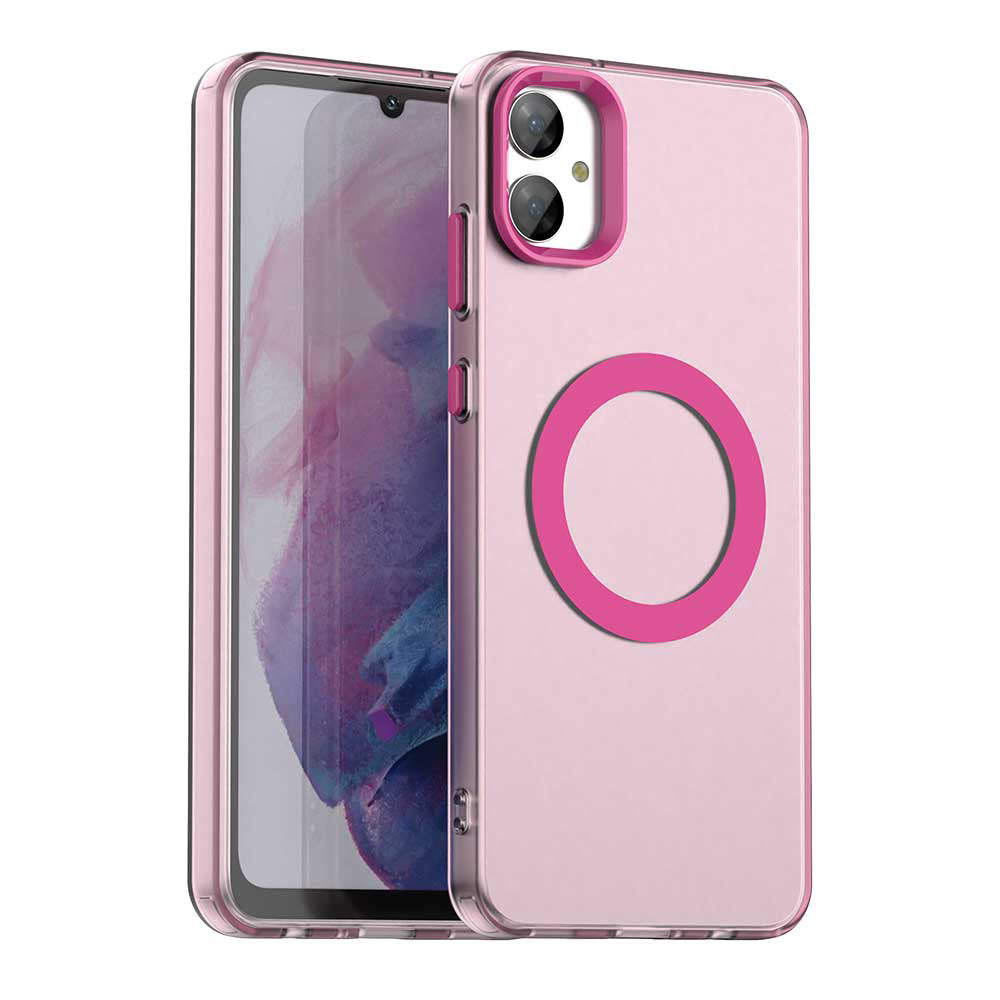 Husa MagSafe pentru Samsung Galaxy A05 A055, Techsuit, CandyCase, Roz