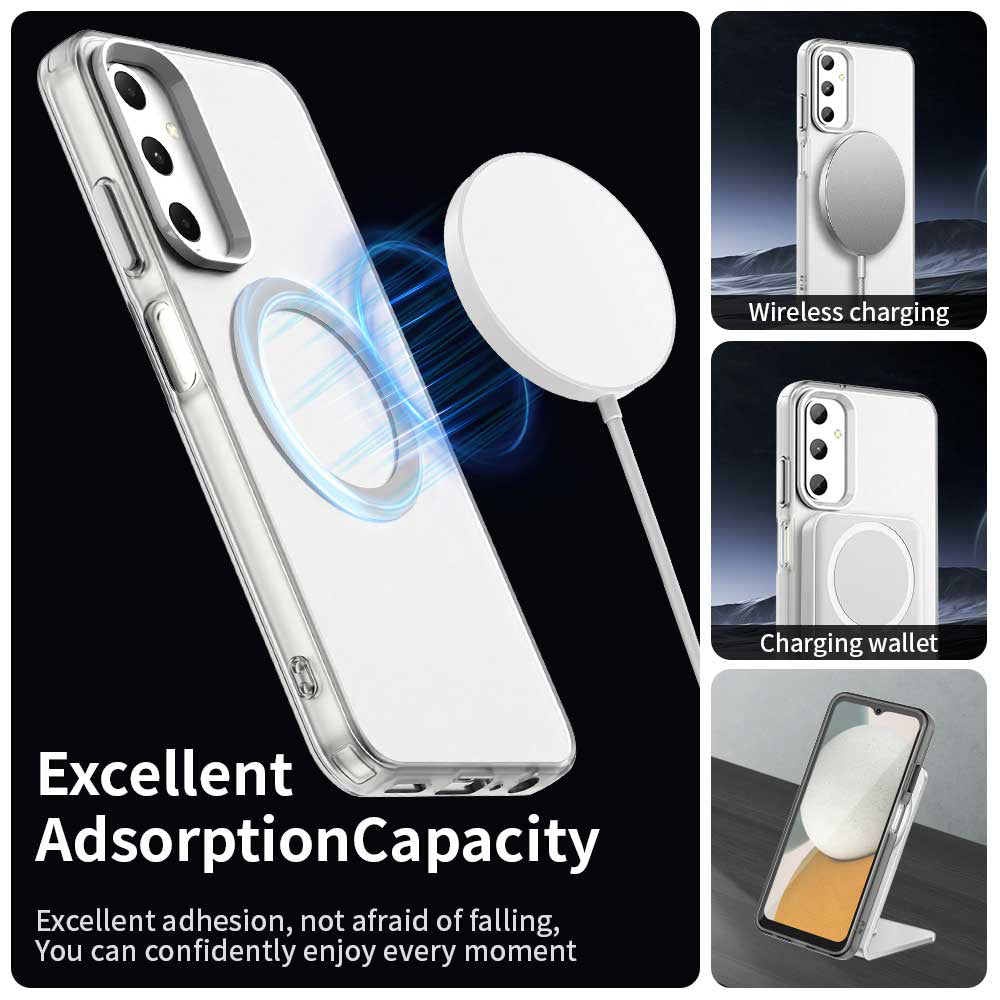 Husa MagSafe pentru Samsung Galaxy A05s A057, Techsuit, CandyCase, Alba