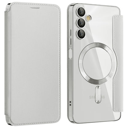 Husa MagSafe pentru Samsung Galaxy A05s A057, Techsuit, SmartMag Book, Gri