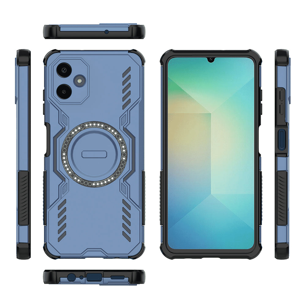 Husa MagSafe pentru Samsung Galaxy A06 A065, Techsuit, ArmorMag, Albastra
