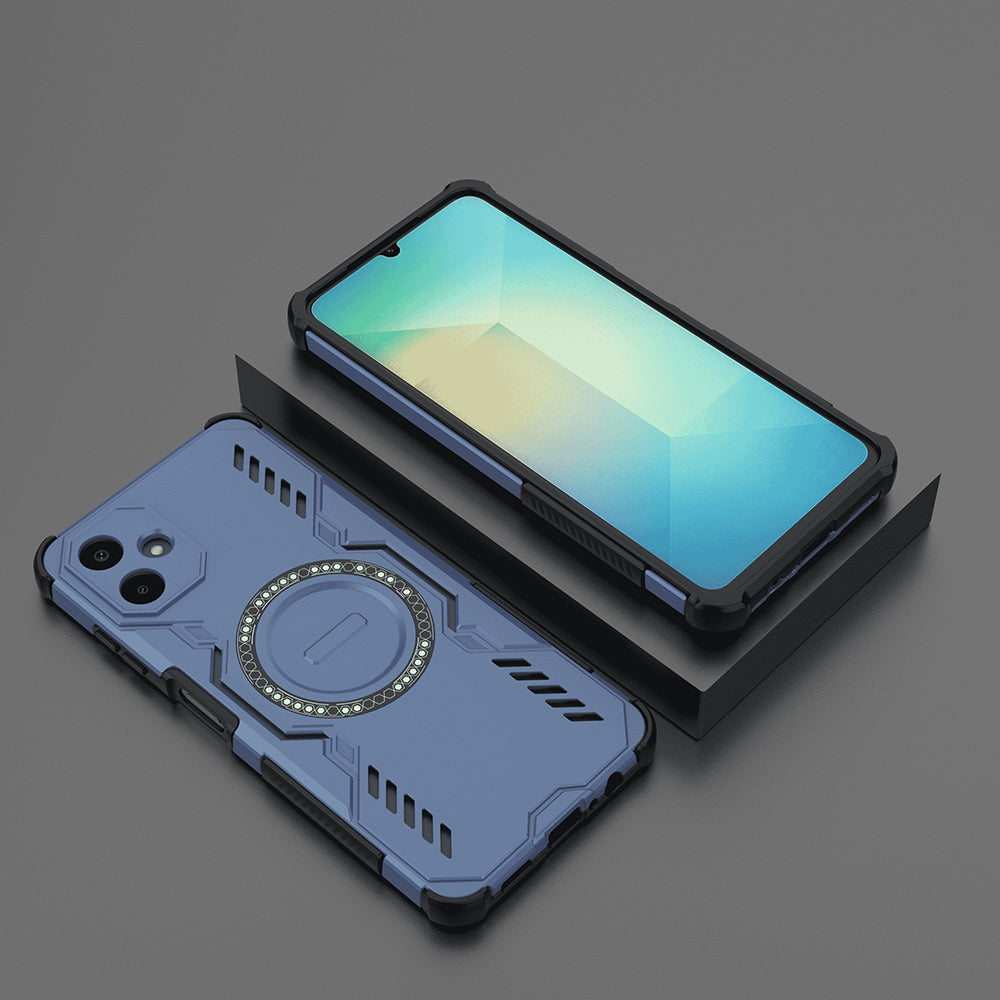 Husa MagSafe pentru Samsung Galaxy A06 A065, Techsuit, ArmorMag, Albastra