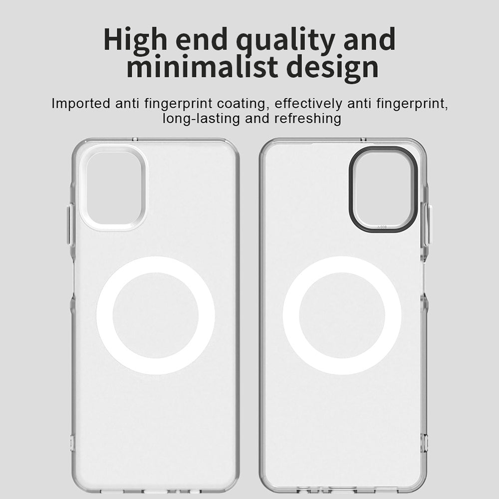 Husa MagSafe pentru Samsung Galaxy A06 A065, Techsuit, CandyCase, Alba