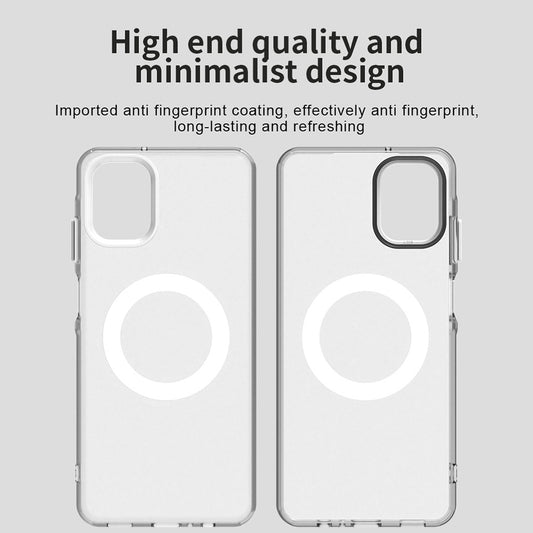 Husa MagSafe pentru Samsung Galaxy A06 A065, Techsuit, CandyCase, Alba