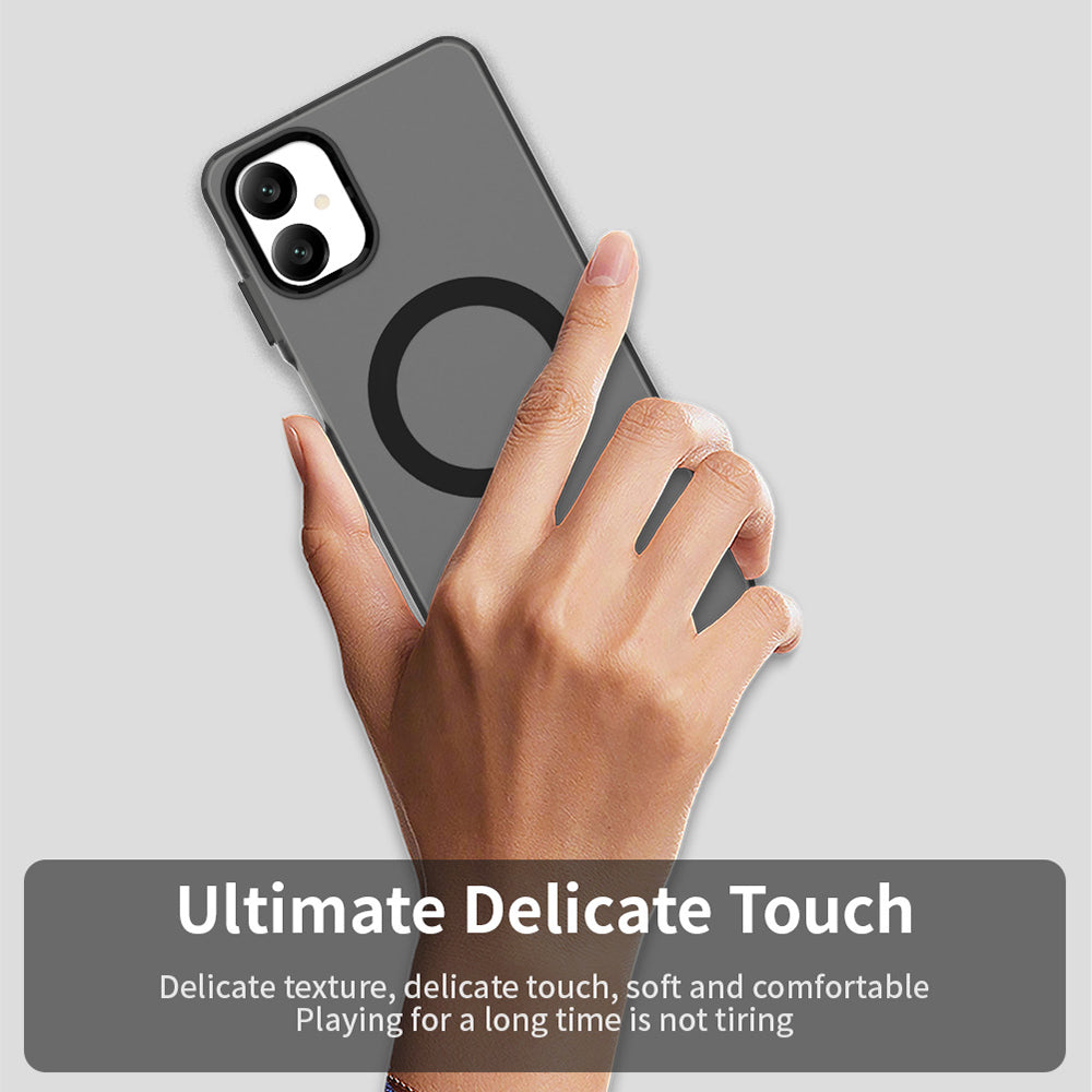 Husa MagSafe pentru Samsung Galaxy A06 A065, Techsuit, CandyCase, Neagra