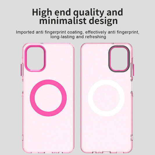 Husa MagSafe pentru Samsung Galaxy A06 A065, Techsuit, CandyCase, Roz