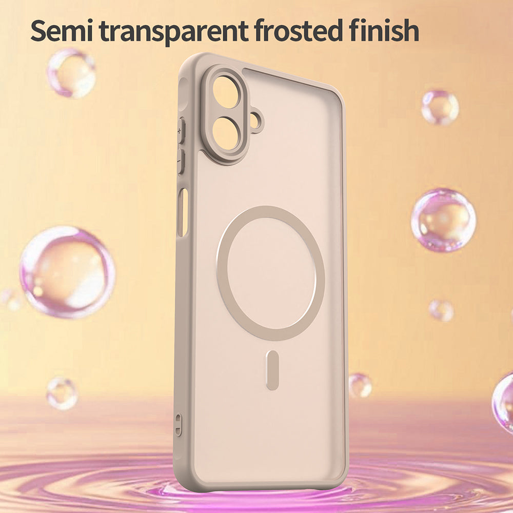 Husa MagSafe pentru Samsung Galaxy A07 4G A075, Techsuit, HaloFrost II, Aurie