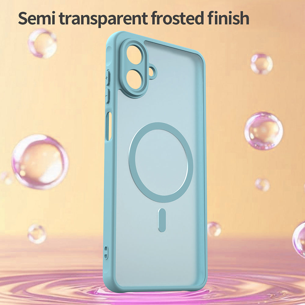 Husa MagSafe pentru Samsung Galaxy A07 4G A075, Techsuit, HaloFrost II, Verde Deschis