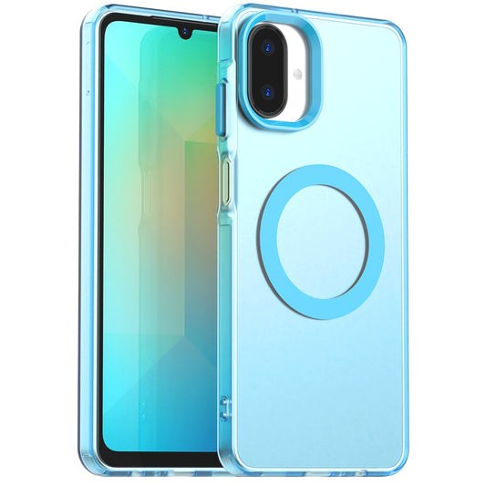 Husa MagSafe pentru Samsung Galaxy A07 4G A075, Techsuit, CandyCase, Albastra