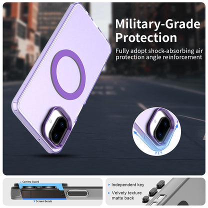 Husa MagSafe pentru Samsung Galaxy A07 4G A075, Techsuit, CandyCase, Mov