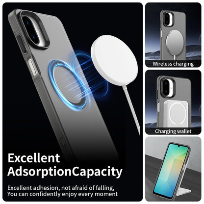 Husa MagSafe pentru Samsung Galaxy A07 4G A075, Techsuit, CandyCase, Neagra