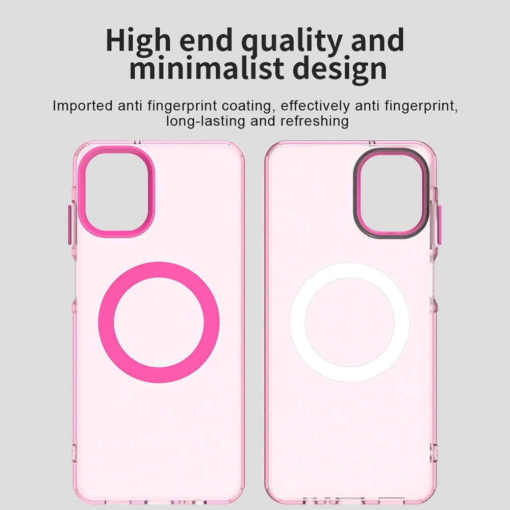 Husa MagSafe pentru Samsung Galaxy A07 4G A075, Techsuit, CandyCase, Roz