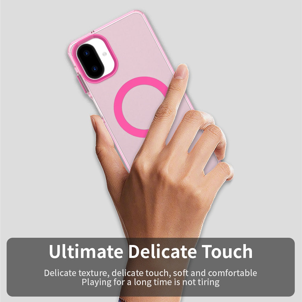 Husa MagSafe pentru Samsung Galaxy A07 4G A075, Techsuit, CandyCase, Roz
