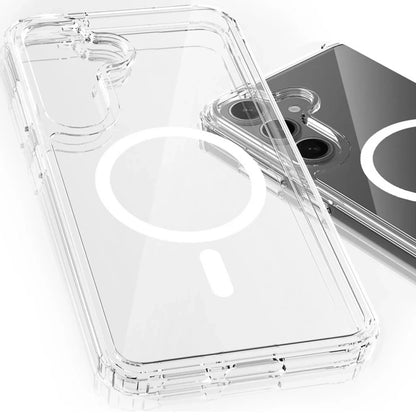 Husa MagSafe pentru Samsung Galaxy A16 5G A166 / A16 4G A165, 3MK, Armor MagCase, Transparenta