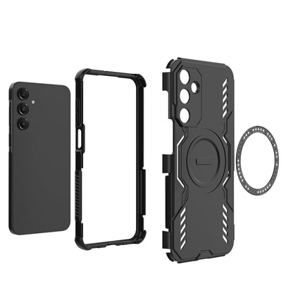 Husa MagSafe pentru Samsung Galaxy A16 5G A166 / A16 4G A165, Techsuit, ArmorMag, Neagra