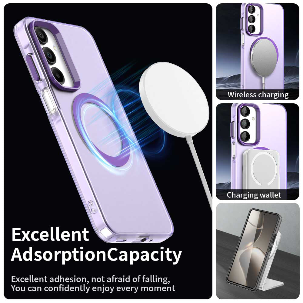 Husa MagSafe pentru Samsung Galaxy A16 5G A166 / A16 4G A165, Techsuit, CandyCase, Mov
