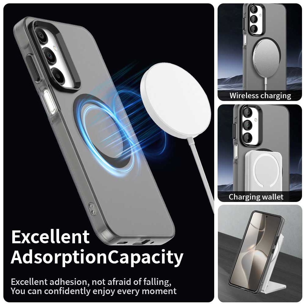 Husa MagSafe pentru Samsung Galaxy A16 5G A166 / A16 4G A165, Techsuit, CandyCase, Neagra
