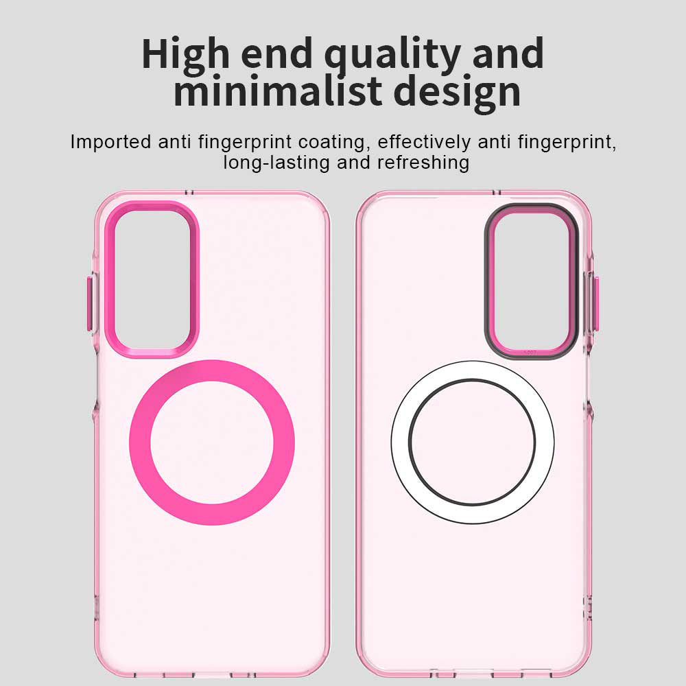 Husa MagSafe pentru Samsung Galaxy A16 5G A166 / A16 4G A165, Techsuit, CandyCase, Roz