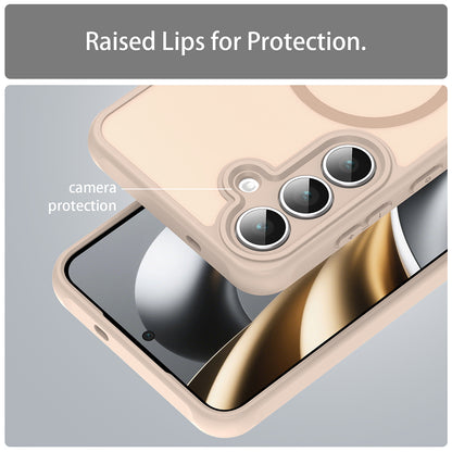Husa MagSafe pentru Samsung Galaxy A17 5G, Techsuit, HaloFrost II, Aurie