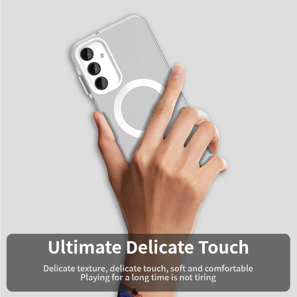 Husa MagSafe pentru Samsung Galaxy A25 A256, Techsuit, CandyCase, Alba