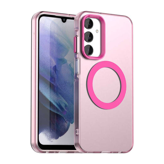 Husa MagSafe pentru Samsung Galaxy A25 A256, Techsuit, CandyCase, Roz