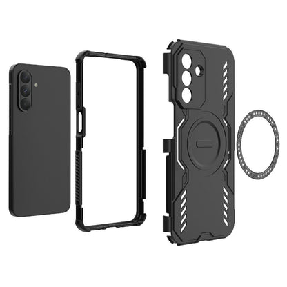 Husa MagSafe pentru Samsung Galaxy A26 A266, Techsuit, ArmorMag, Albastra