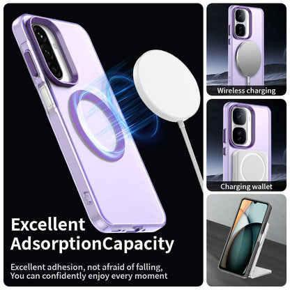 Husa MagSafe pentru Samsung Galaxy A26 A266, Techsuit, CandyCase, Mov