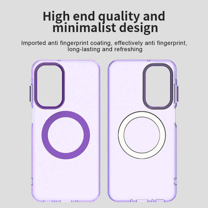 Husa MagSafe pentru Samsung Galaxy A26 A266, Techsuit, CandyCase, Mov