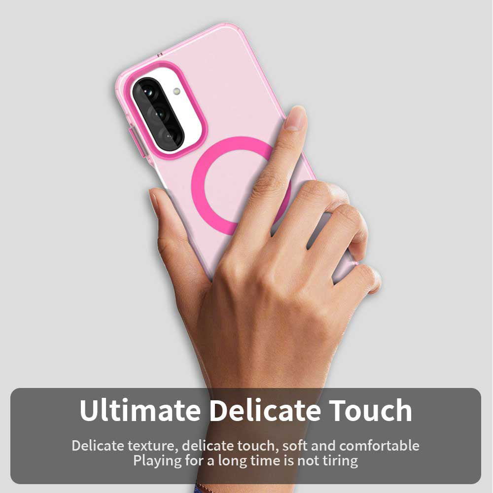 Husa MagSafe pentru Samsung Galaxy A26 A266, Techsuit, CandyCase, Roz