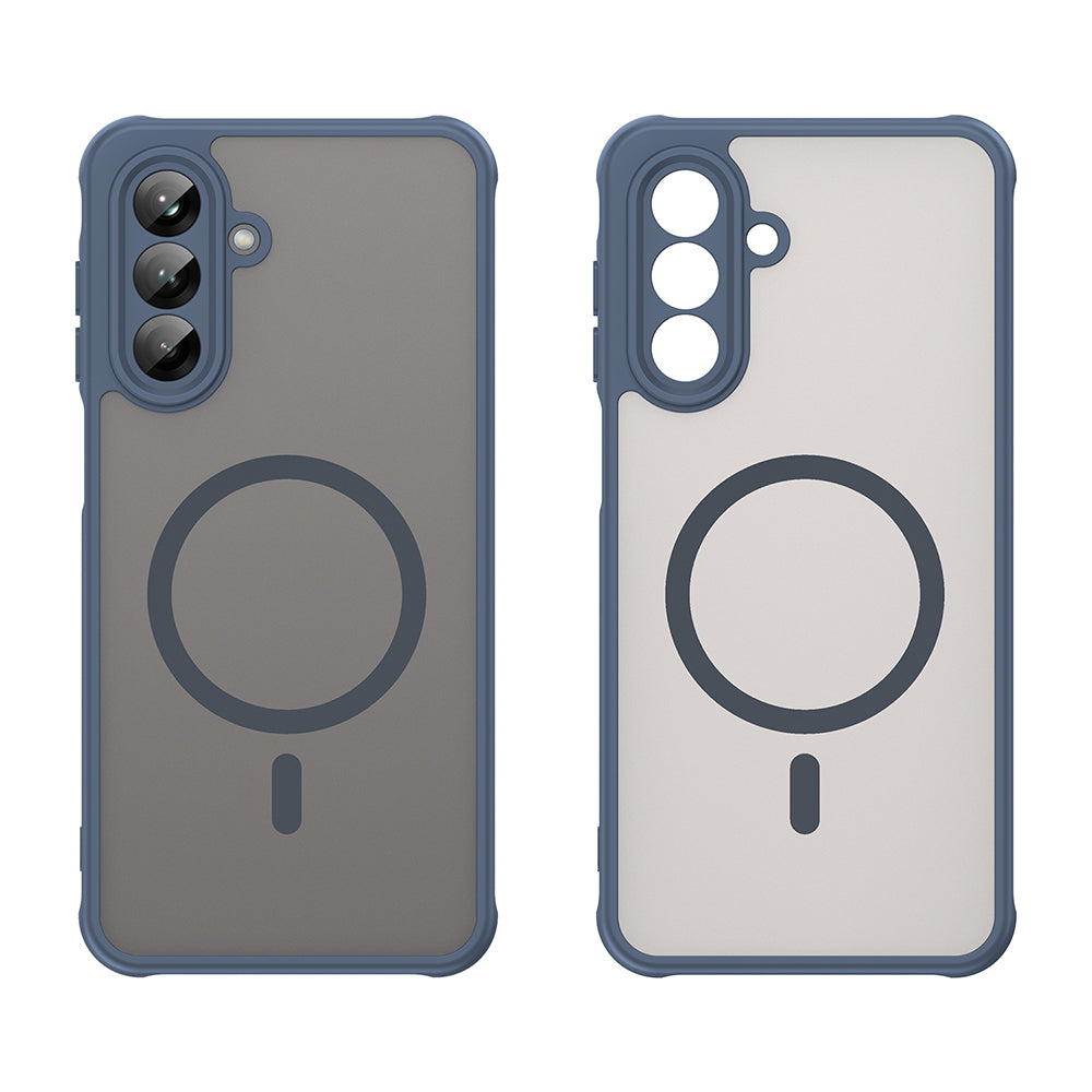 Husa MagSafe pentru Samsung Galaxy A26 A266, Techsuit, HaloFrost II, Bleumarin