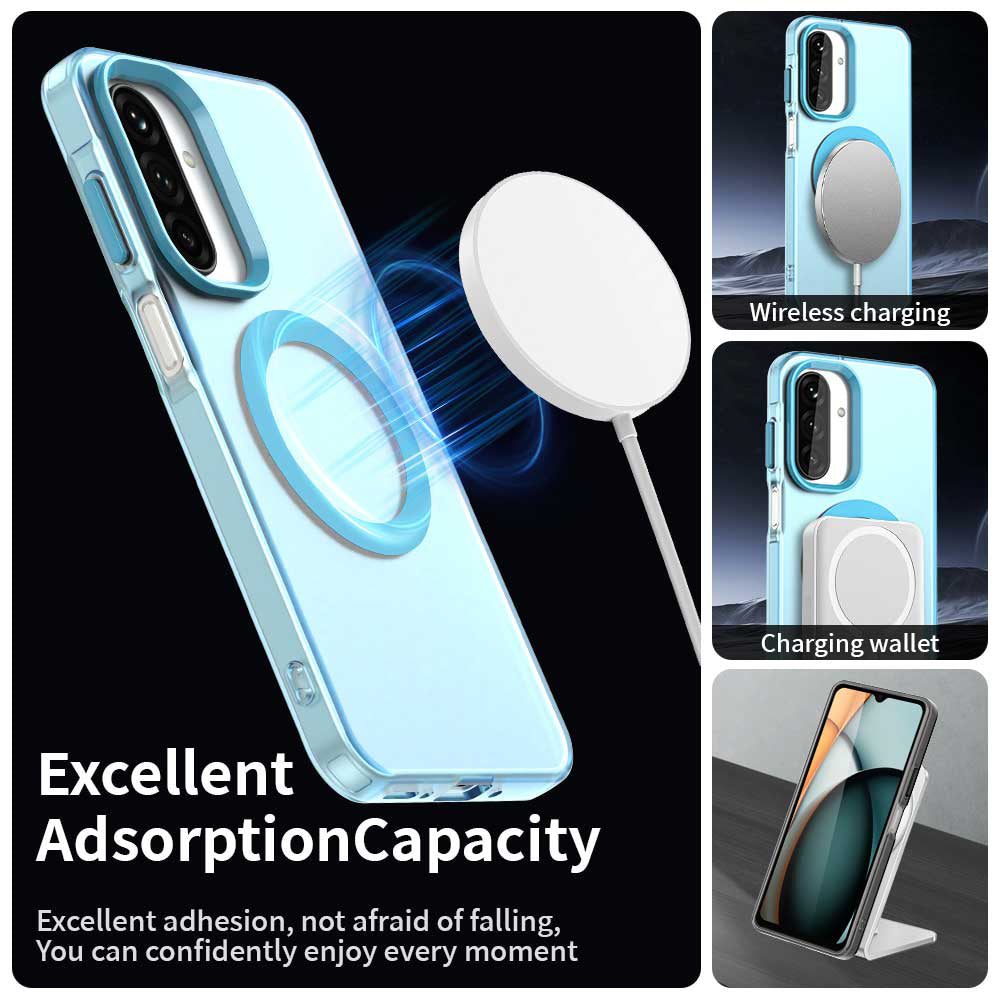 Husa MagSafe pentru Samsung Galaxy A27 5G, Techsuit, CandyCase, Albastra