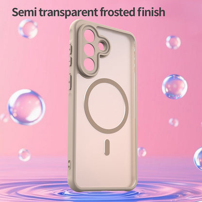 Husa MagSafe pentru Samsung Galaxy A27 5G, Techsuit, HaloFrost II, Aurie