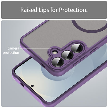 Husa MagSafe pentru Samsung Galaxy A27 5G, Techsuit, HaloFrost II, Mov