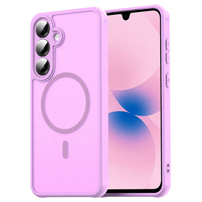 Husa MagSafe pentru Samsung Galaxy A27 5G, Techsuit, HaloFrost II, Roz
