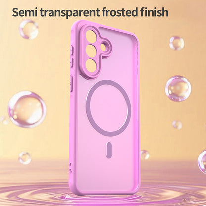 Husa MagSafe pentru Samsung Galaxy A27 5G, Techsuit, HaloFrost II, Roz