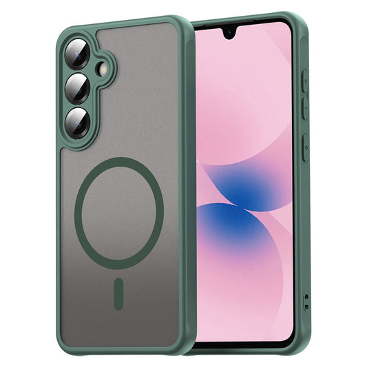 Husa MagSafe pentru Samsung Galaxy A27 5G, Techsuit, HaloFrost II, Verde