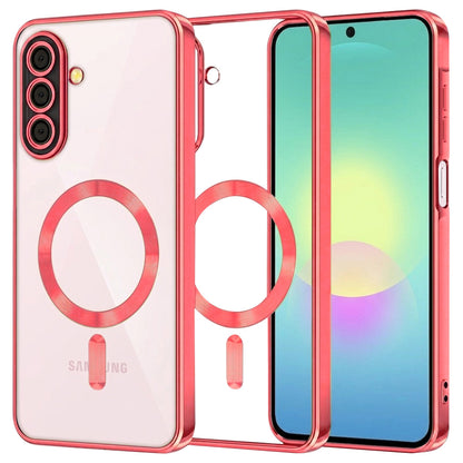 Husa MagSafe pentru Samsung Galaxy A27 5G, Techsuit, Luxury Crystal, Rosie