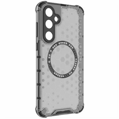 Husa MagSafe pentru Samsung Galaxy A35 5G A356, Techsuit, HoneyComb Shield, Neagra