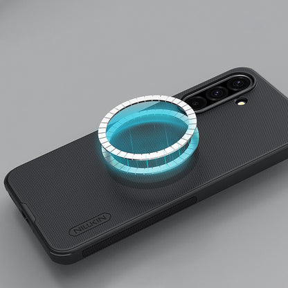 Husa MagSafe pentru Samsung Galaxy A36 A366, Nillkin, Super Shield Pro, Neagra