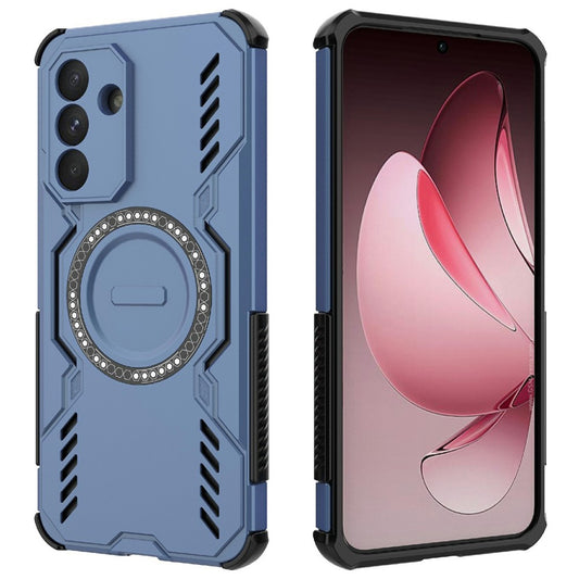 Husa MagSafe pentru Samsung Galaxy A36 A366, Techsuit, ArmorMag, Albastra