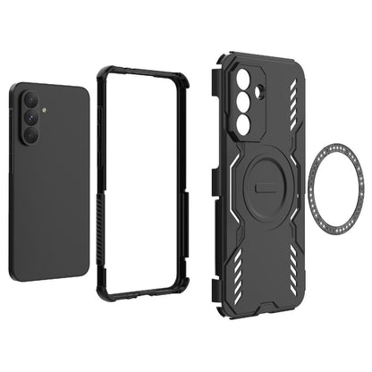 Husa MagSafe pentru Samsung Galaxy A36 A366, Techsuit, ArmorMag, Neagra