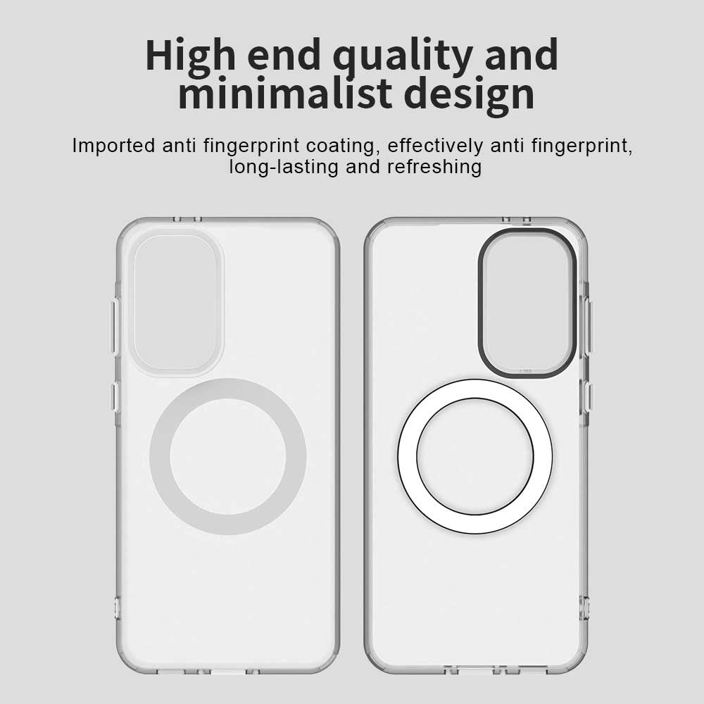 Husa MagSafe pentru Samsung Galaxy A36 A366, Techsuit, CandyCase, Alba