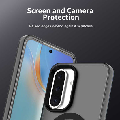 Husa MagSafe pentru Samsung Galaxy A36 A366, Techsuit, CandyCase, Neagra