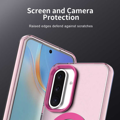 Husa MagSafe pentru Samsung Galaxy A36 A366, Techsuit, CandyCase, Roz