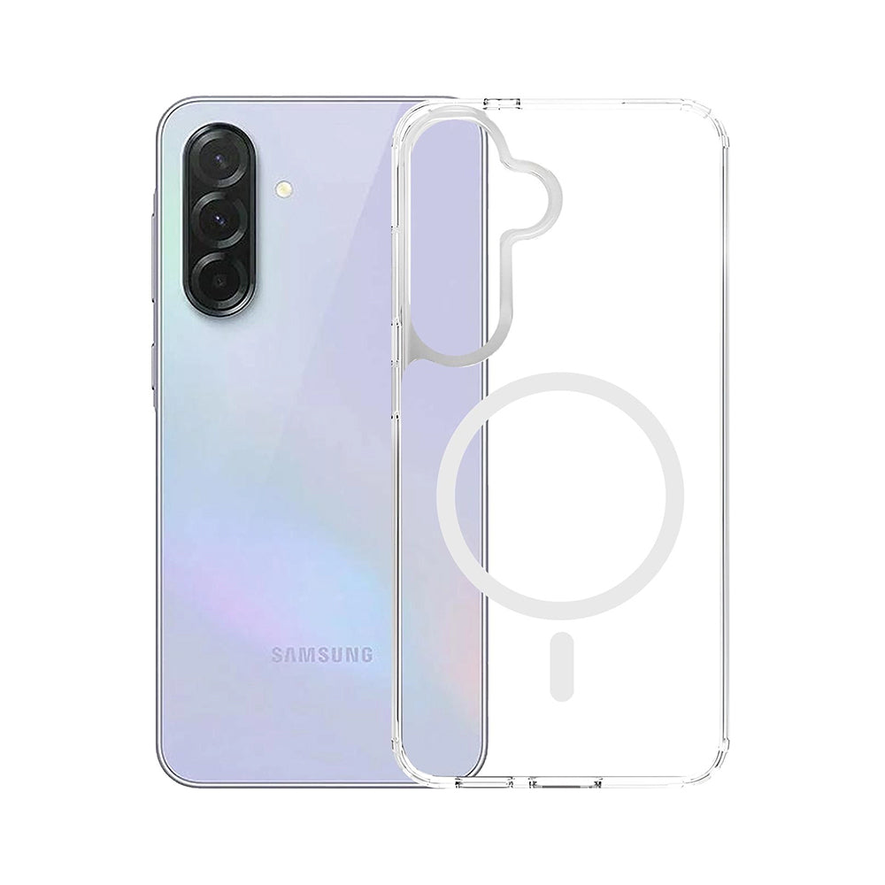 Husa MagSafe pentru Samsung Galaxy A37 5G, 3MK, Armor MagCase, Transparenta