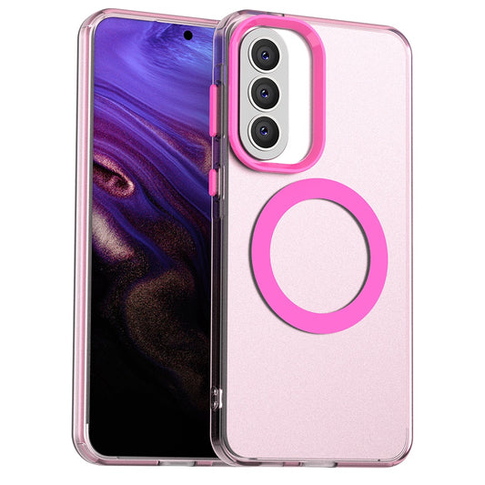 Husa MagSafe pentru Samsung Galaxy A37 5G, Techsuit, CandyCase, Roz